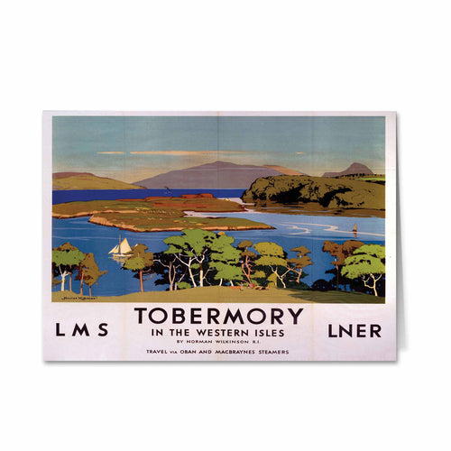 Tobermoray in the Western Isles Greeting Card