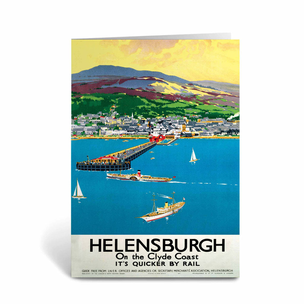 Helensburgh on the Clyde Coast Greeting Card