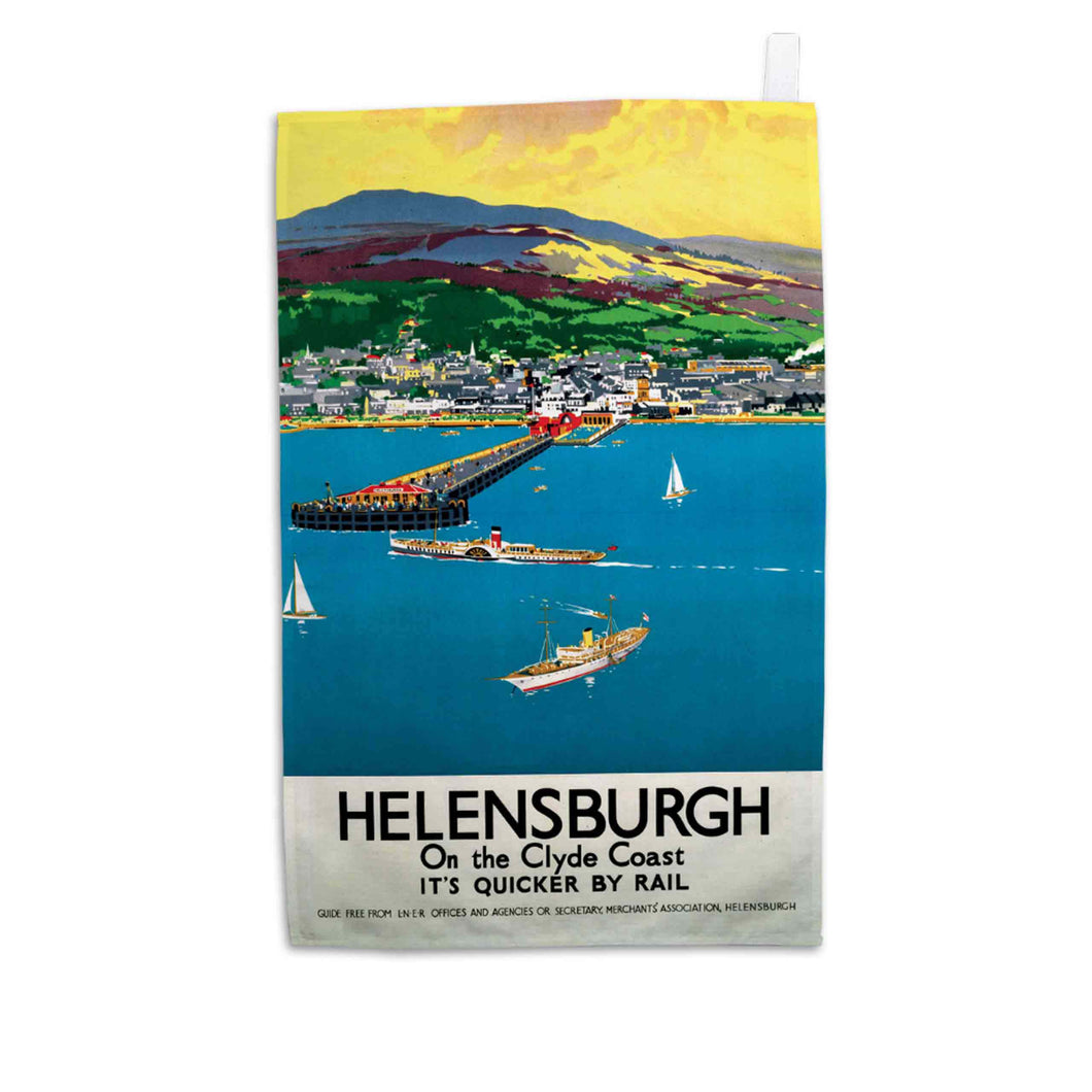Helensburgh on the Clyde Coast - Tea Towel