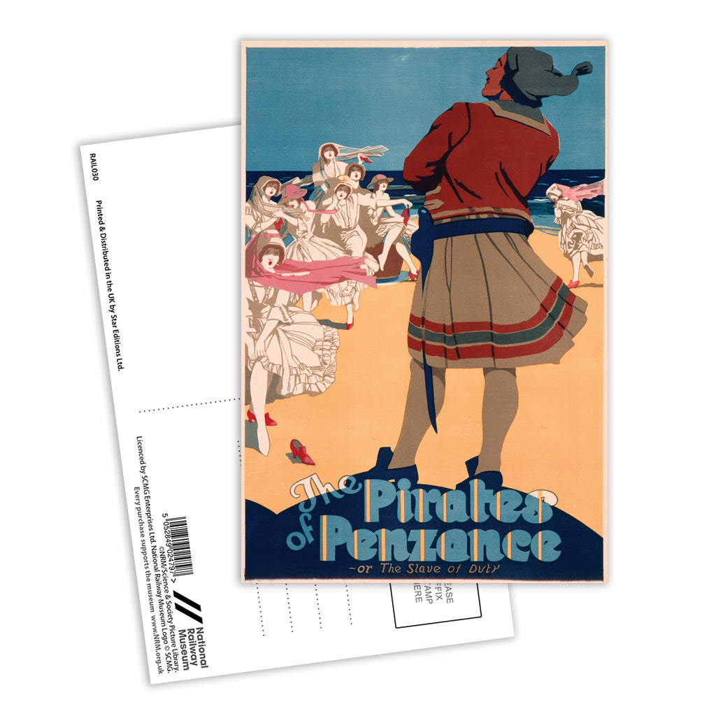 The Pirates of Penzance Postcard Pack of 8