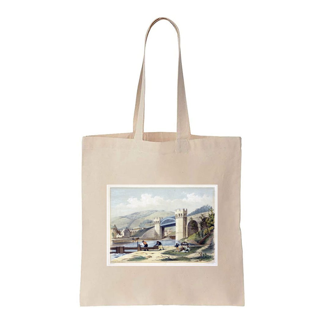 Cawksholme Viaduct and Bridge - Canvas Tote Bag