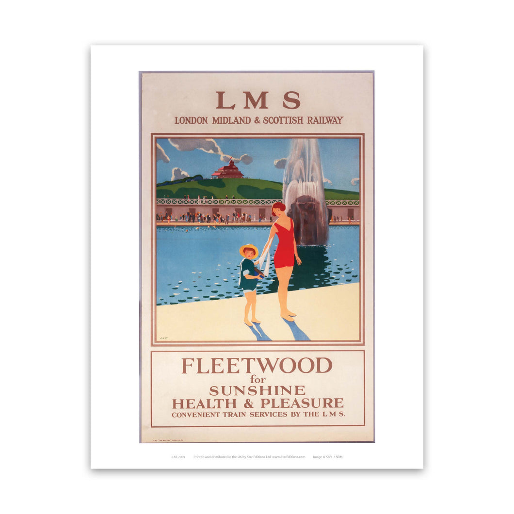 Fleetwood for Sunshine, Health and Pleasure Art Print