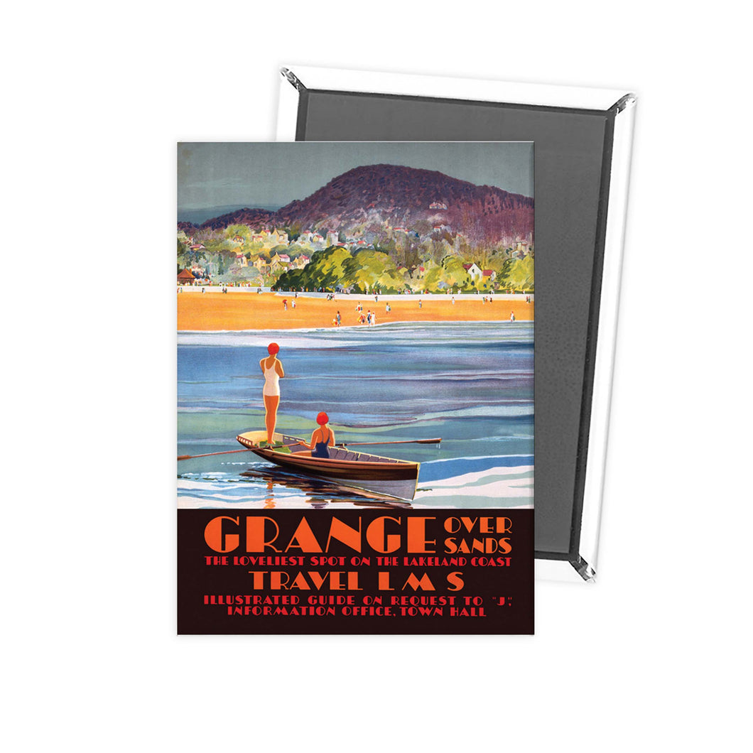 Grange Over Sands, the loveliest spot of the lakeland coast Fridge Magnet