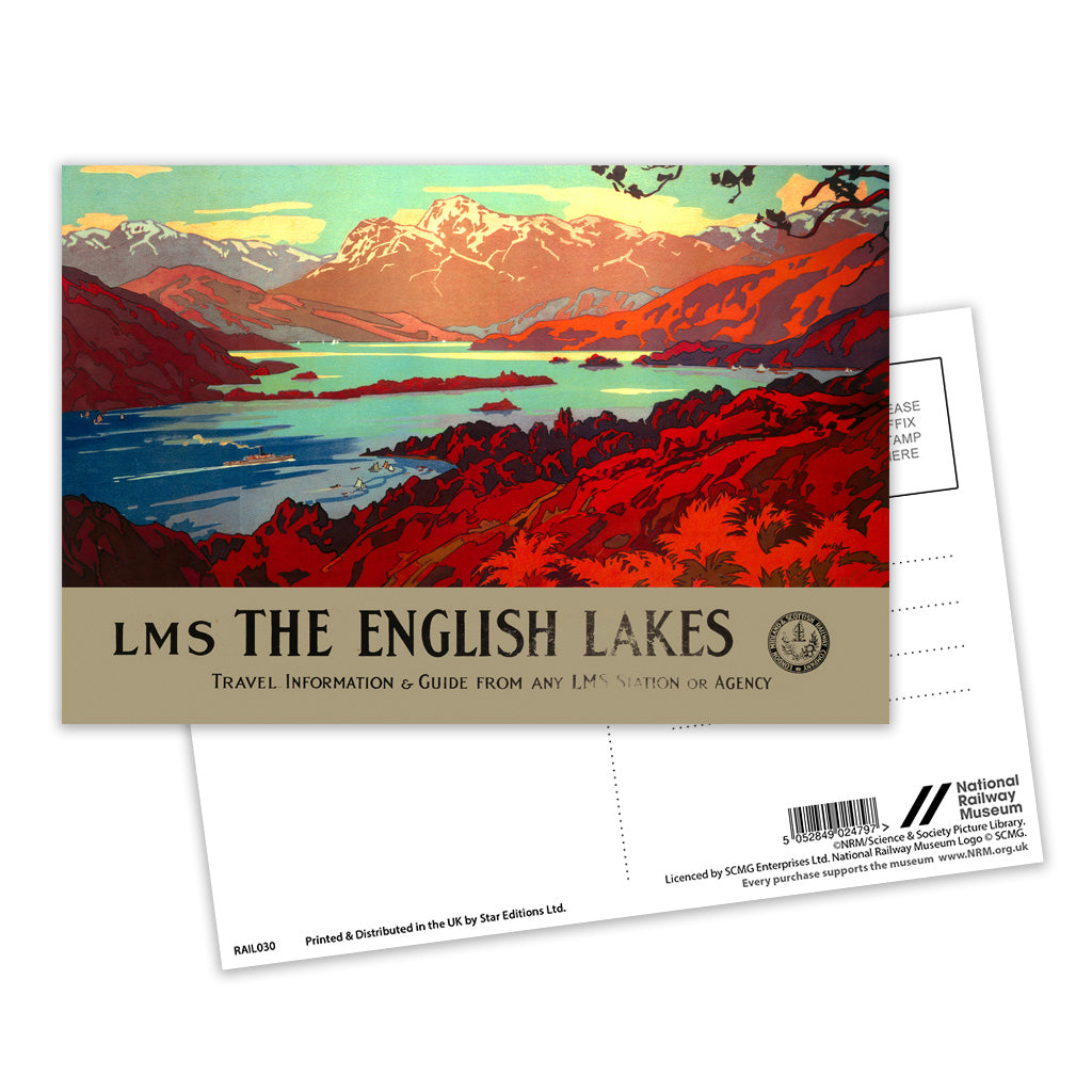The English Lakes Postcard Pack of 8