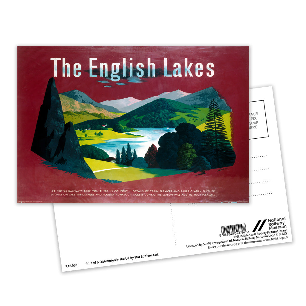 The English Lakes Postcard Pack of 8