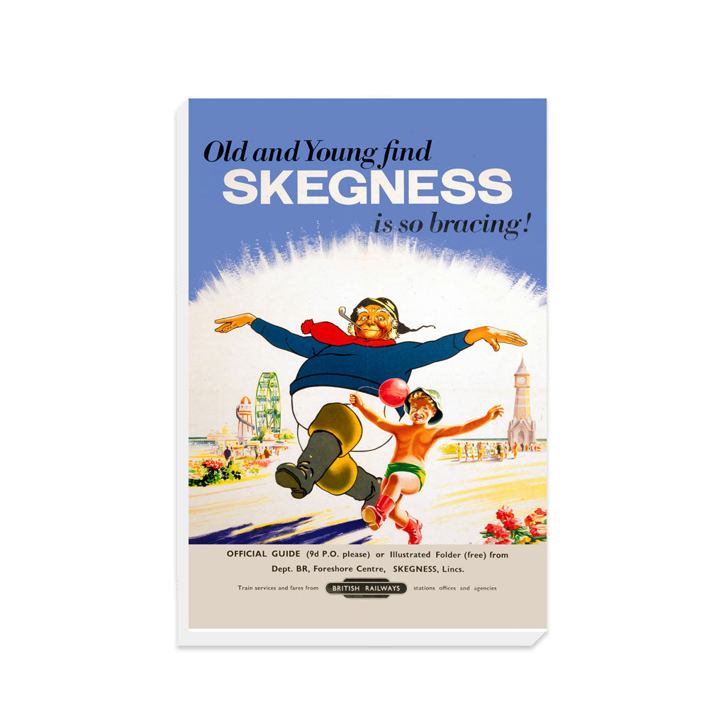 Old and Young Skegness - Canvas