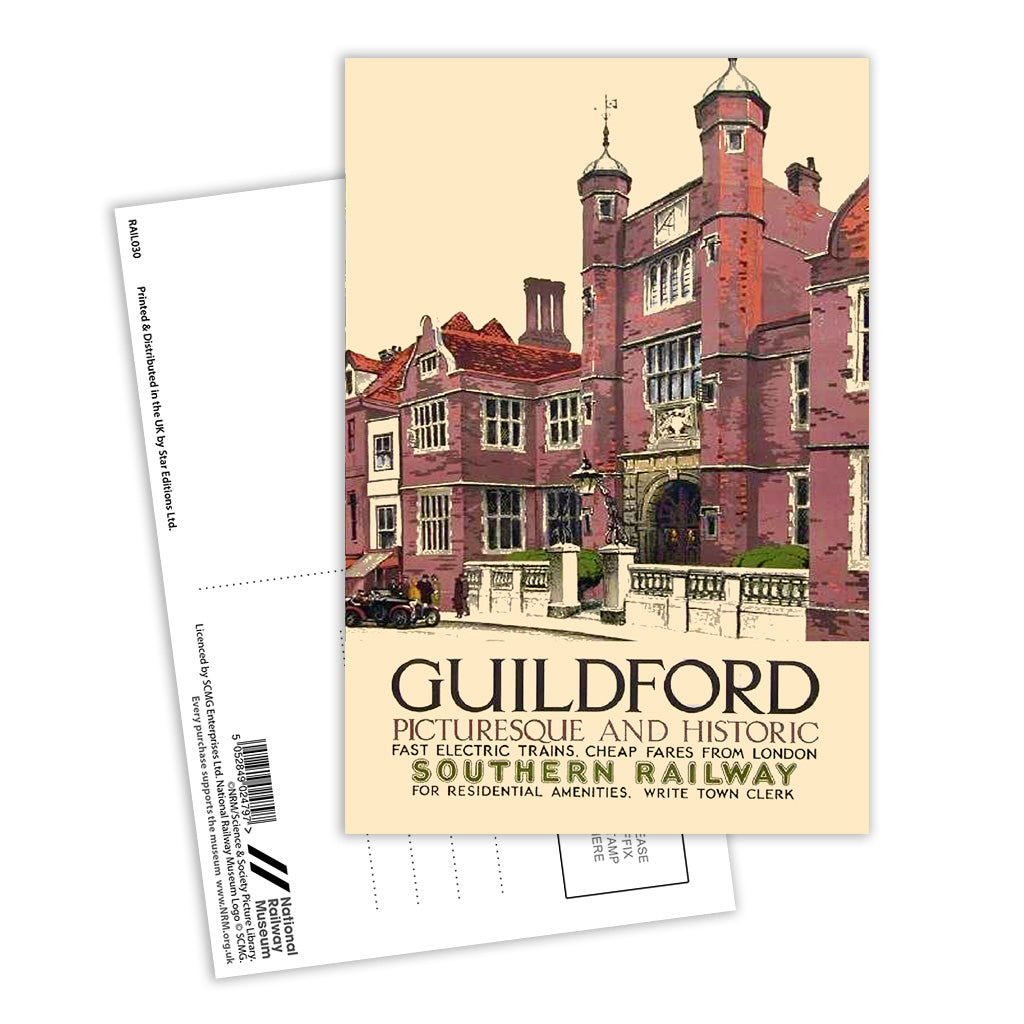 Guildford Southern Railway Postcard Pack of 8