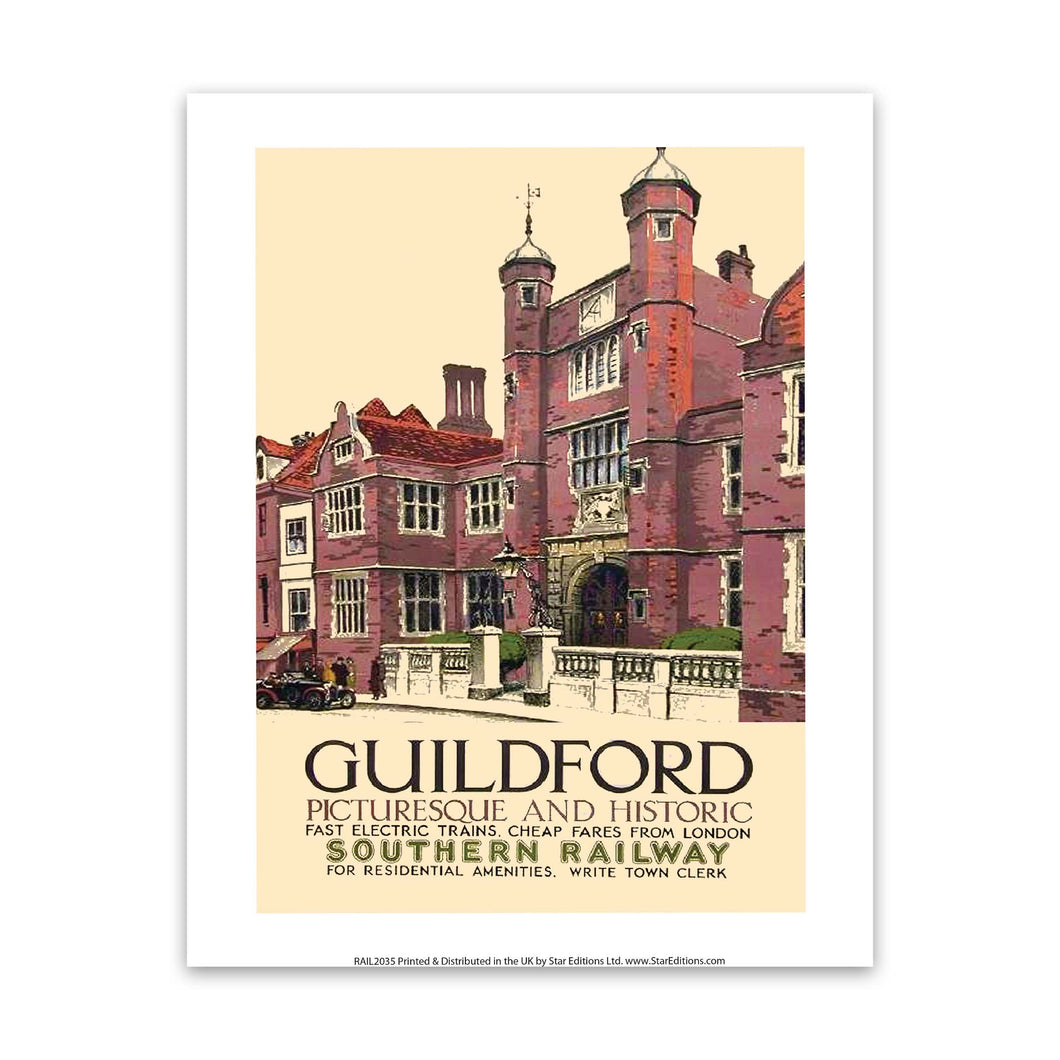 Guildford Southern Railway Art Print