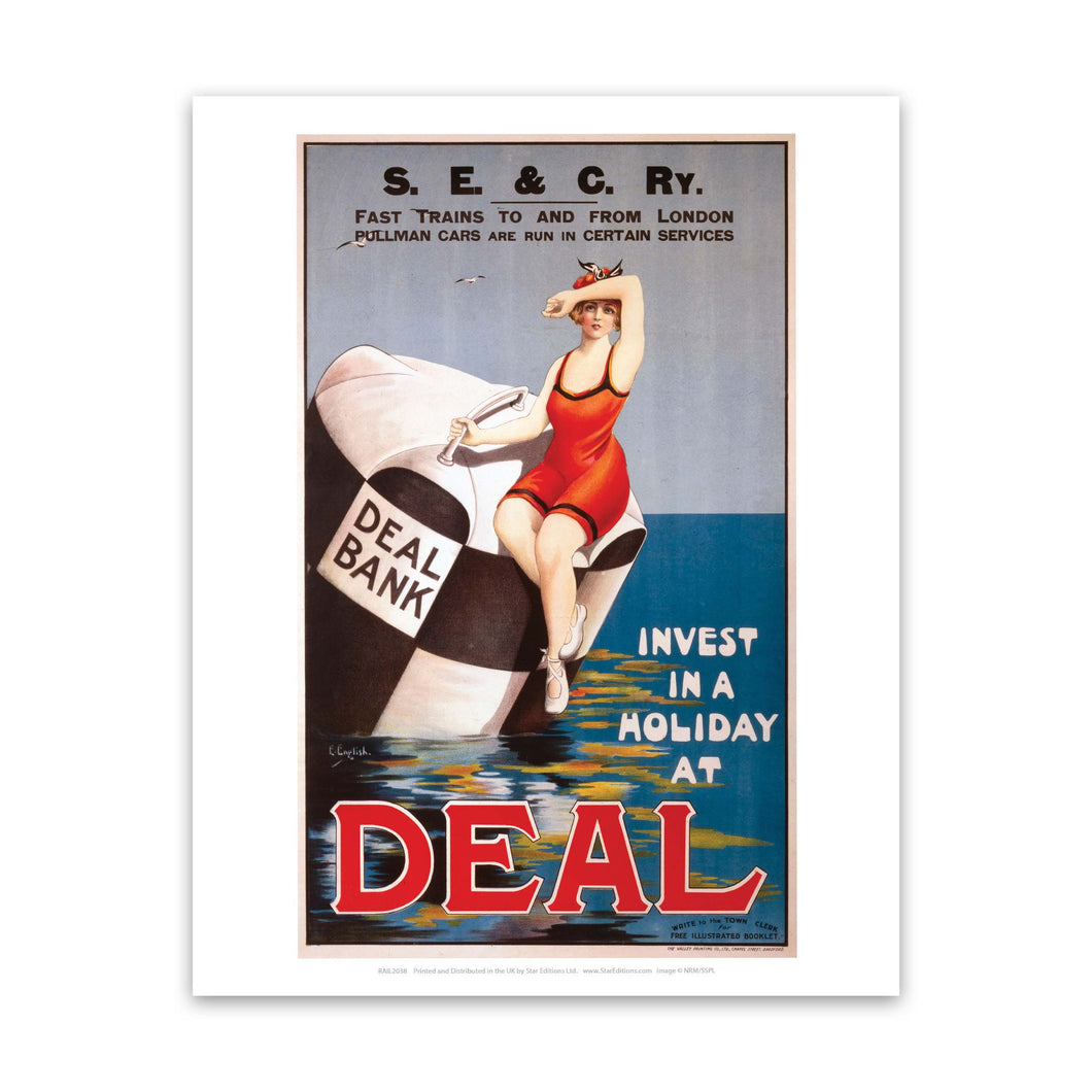 Invest in a Holiday at Deal Art Print