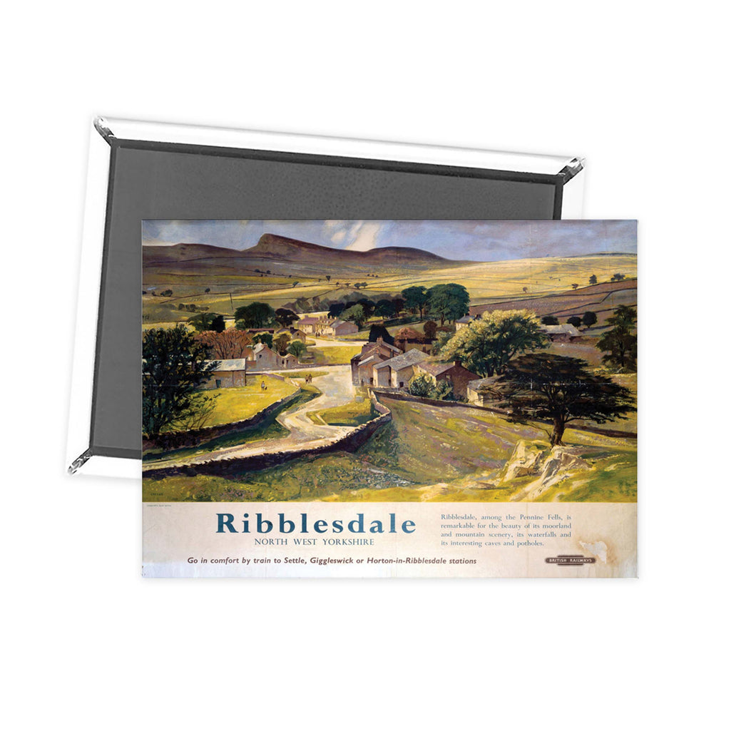 Ribblesdale North West Yorkshire Fridge Magnet