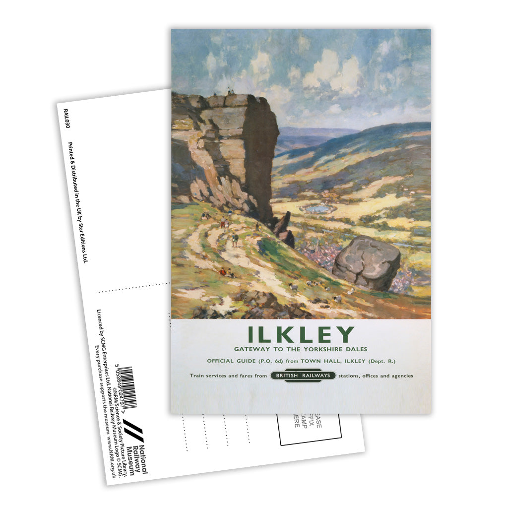 Ilkley - Gateway to the Yorkshire Dales Postcard Pack of 8