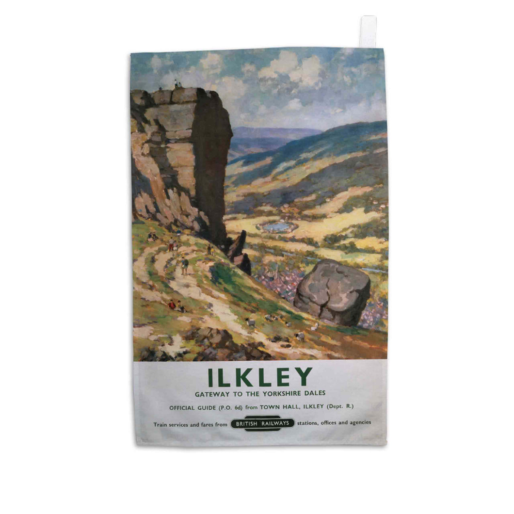Ilkley - Gateway to the Yorkshire Dales - Tea Towel