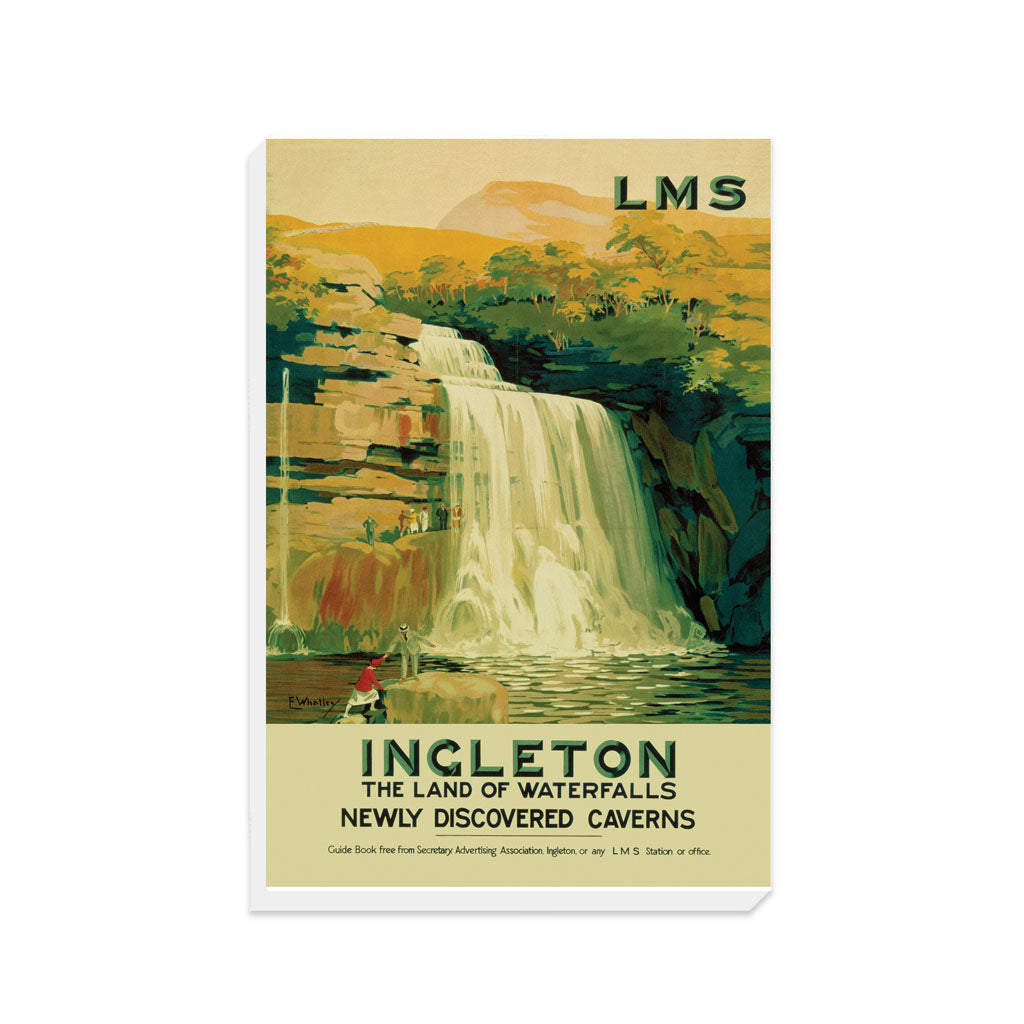 Ingleton, the Land of Waterfalls - Canvas – Railway Posters
