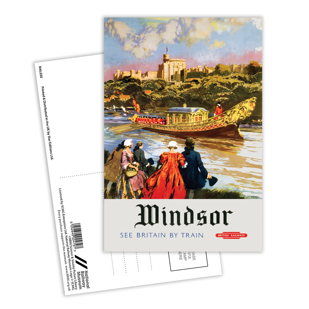 Windsor River Postcard Pack of 8