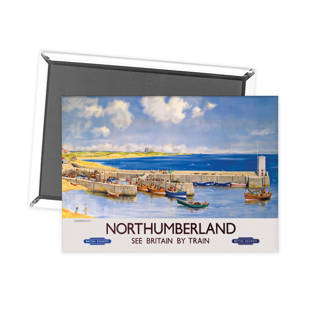 Northumberland, Seahouses Fridge Magnet