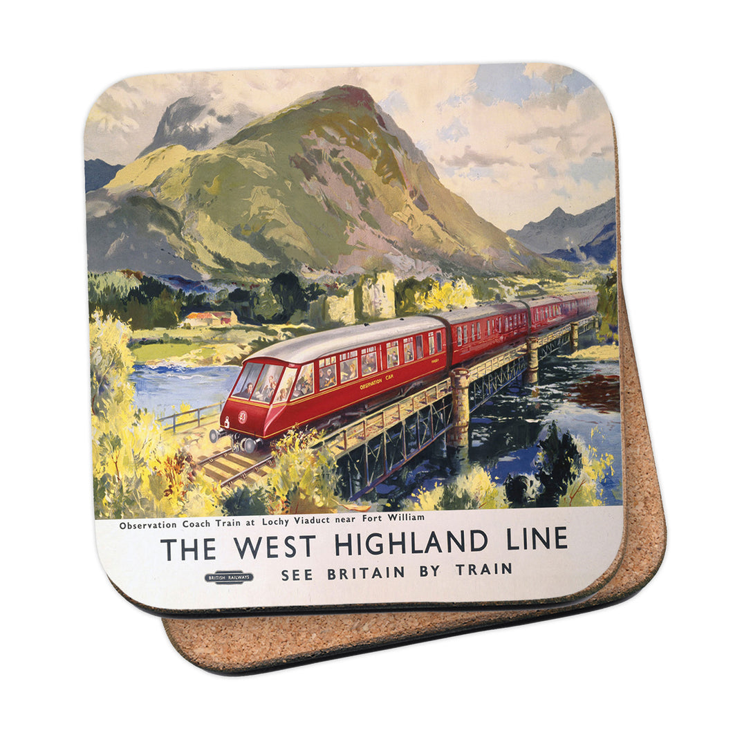 The West Highland Line - Lochy Viaduct nr Fort William Coaster