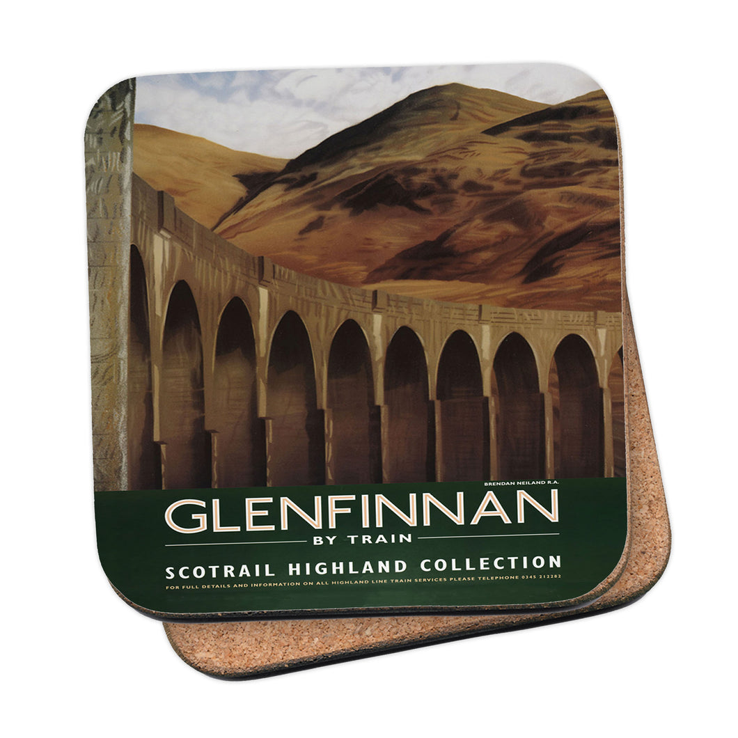 Glenfinnan by Train Highland Lines Coaster