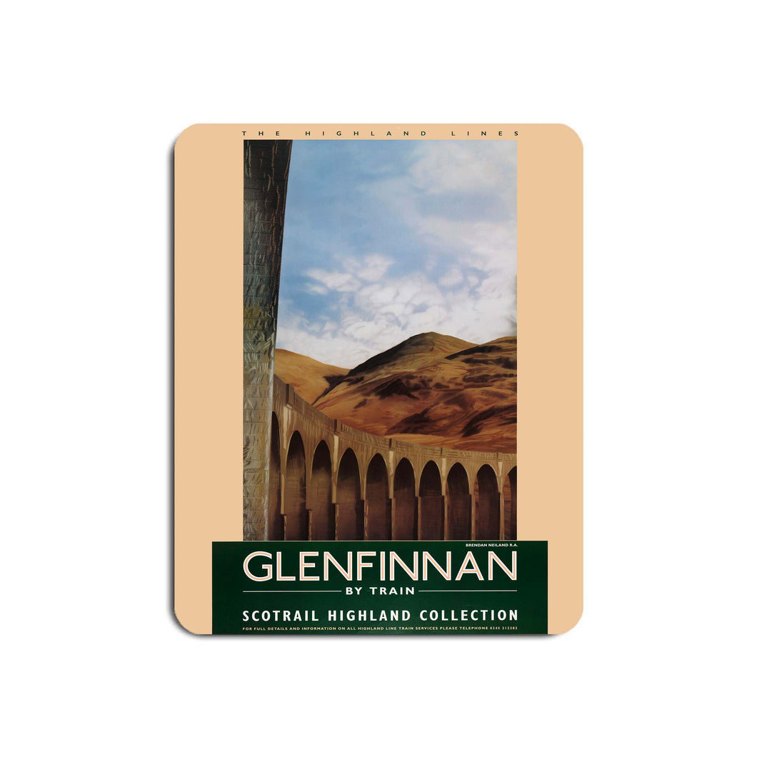 Glenfinnan by Train Highland Lines - Mouse Mat