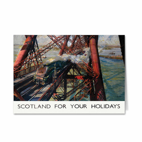 Scotland for your Holidays, Forth Bridge Greeting Card