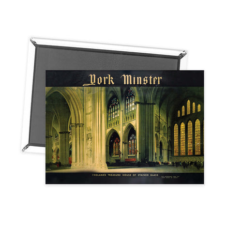 York Minster Fridge Magnet