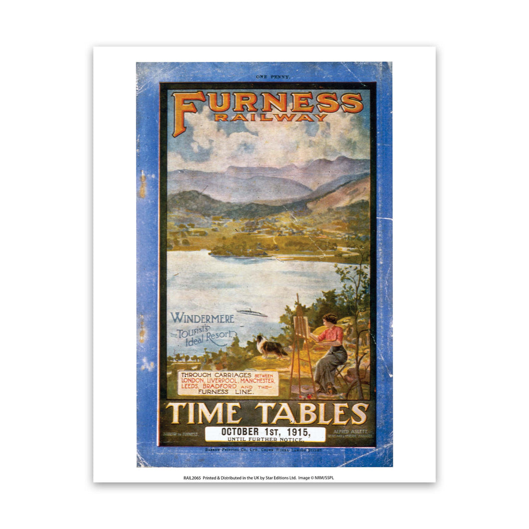 Furness Railway, Windermere Art Print