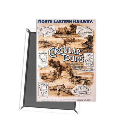 North Eastern Railway Circular Tours Fridge Magnet