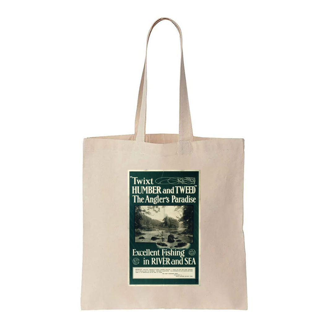 Twixt Humber and Tweed - Fishing - Canvas Tote Bag