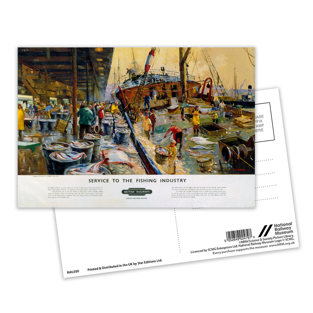 Service to the Fishing Industry Postcard Pack of 8