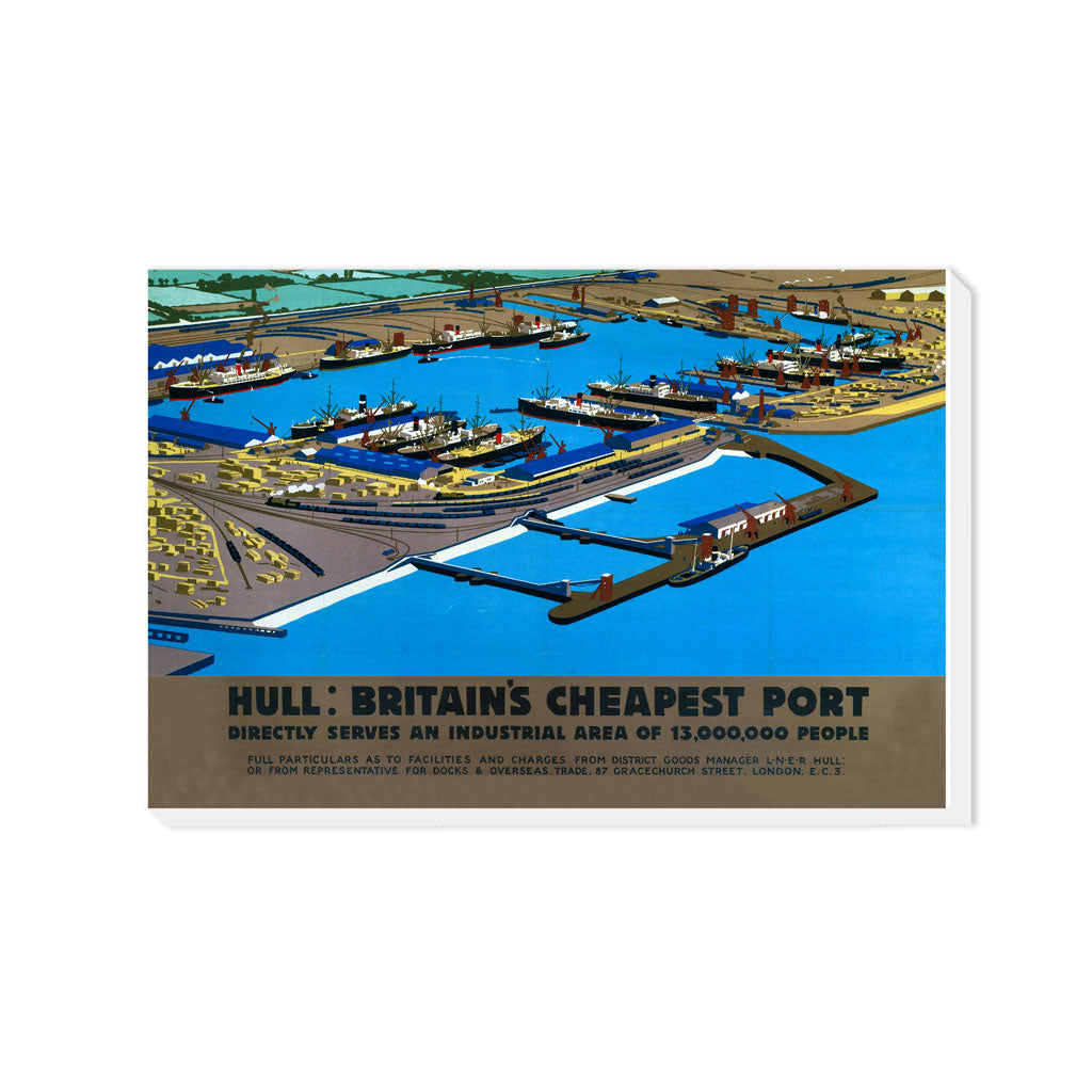 Hull Britain's Cheapest port - Canvas