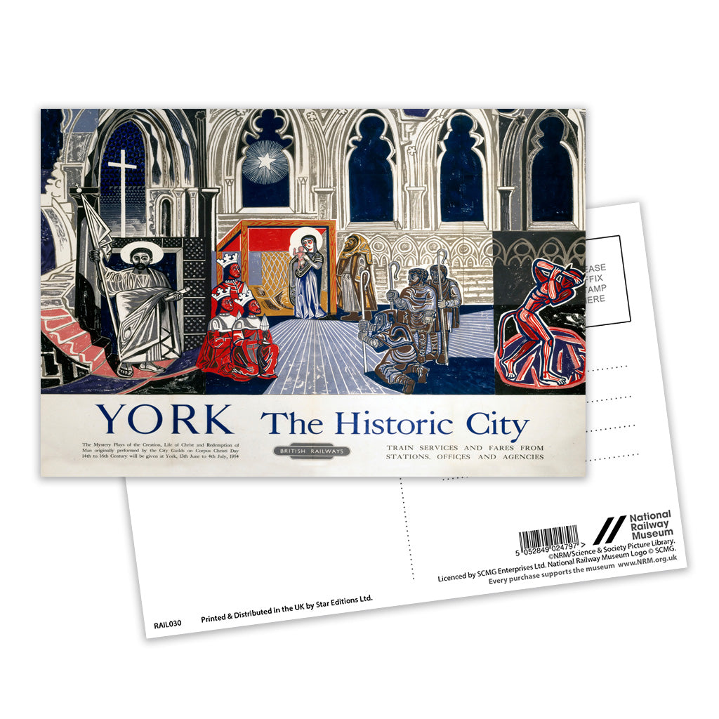 York, the Historic City Postcard Pack of 8