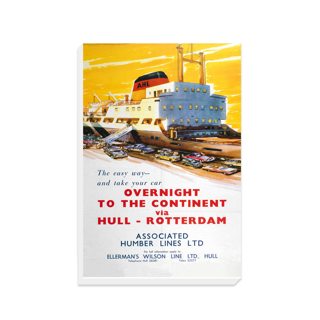 The Continent via Hull and Goole - Canvas