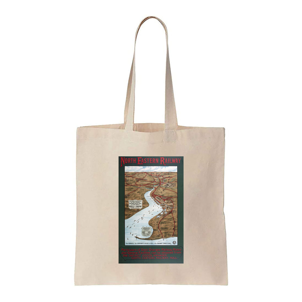 North Eastern Railway - Hull - Canvas Tote Bag