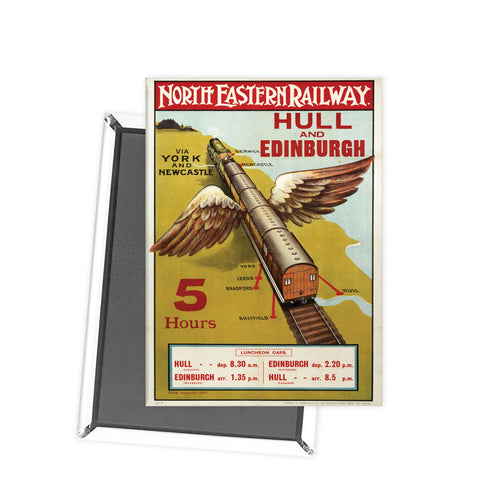 Hull and Edinburgh North Eastern Railway Fridge Magnet