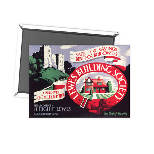 Lewes Building Society Fridge Magnet