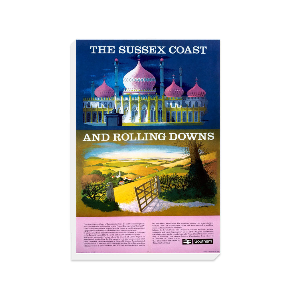 The Sussex Coast and Rolling Downs - Brighton - Canvas