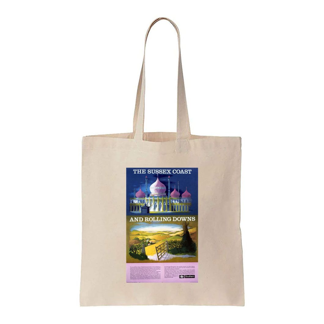 The Sussex Coast and Rolling Downs - Brighton - Canvas Tote Bag