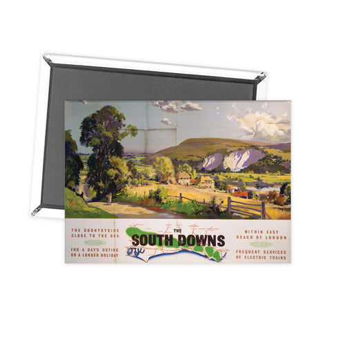 The South Downs - Southern Railway Fridge Magnet