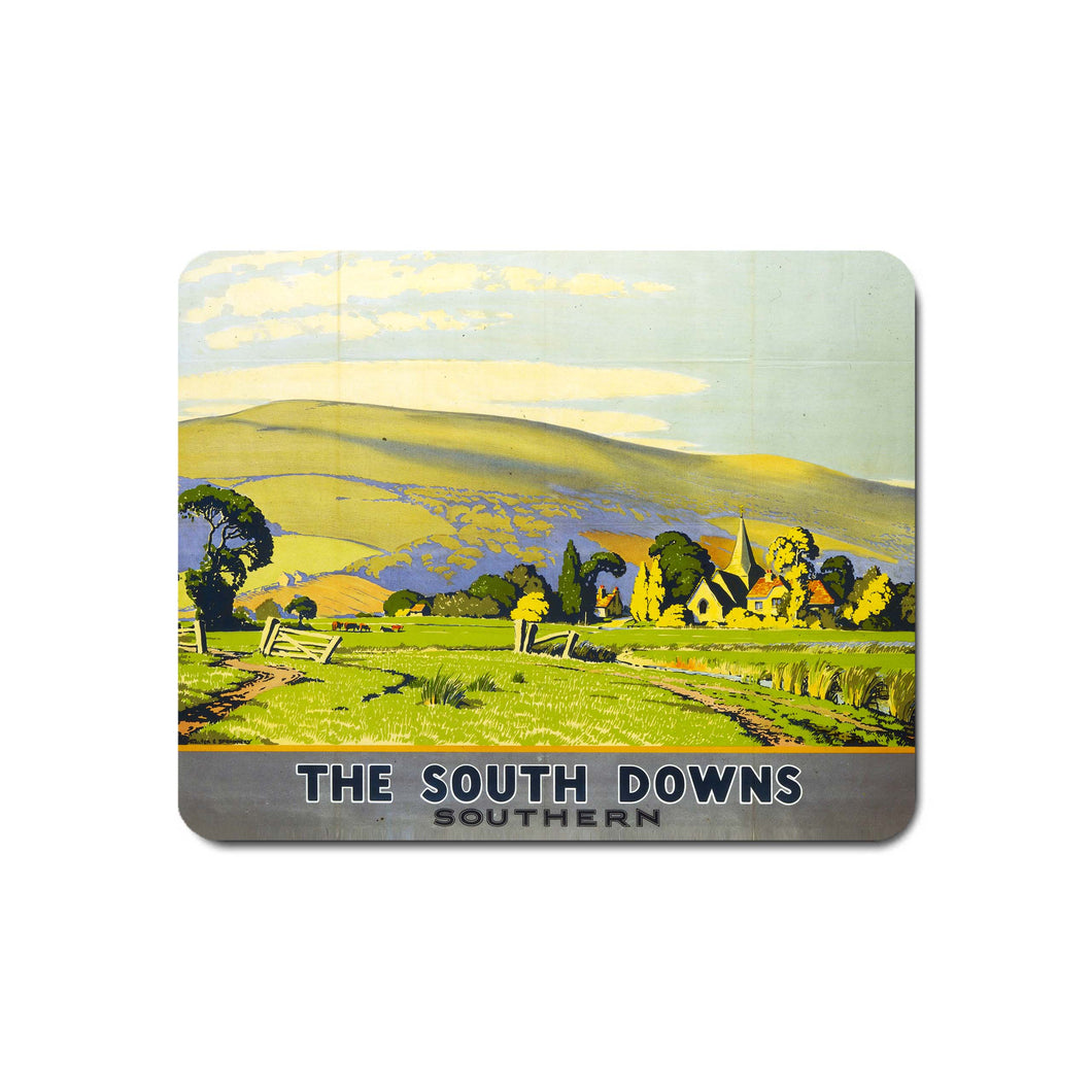 The South Downs - Southern Railway - Mouse Mat