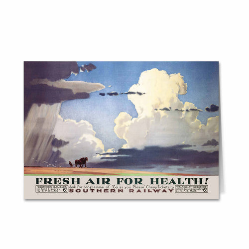 Fresh Air for Health - Southern Railway Greeting Card