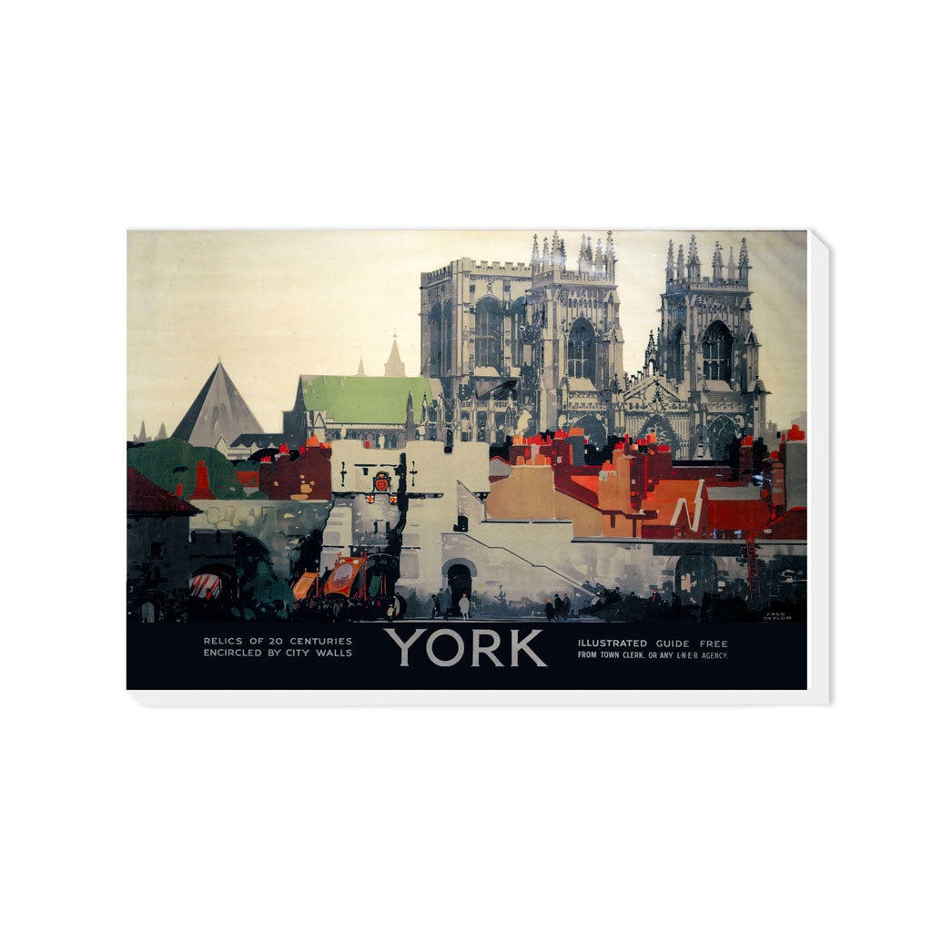 York, Relics of 20 Centuries - Canvas