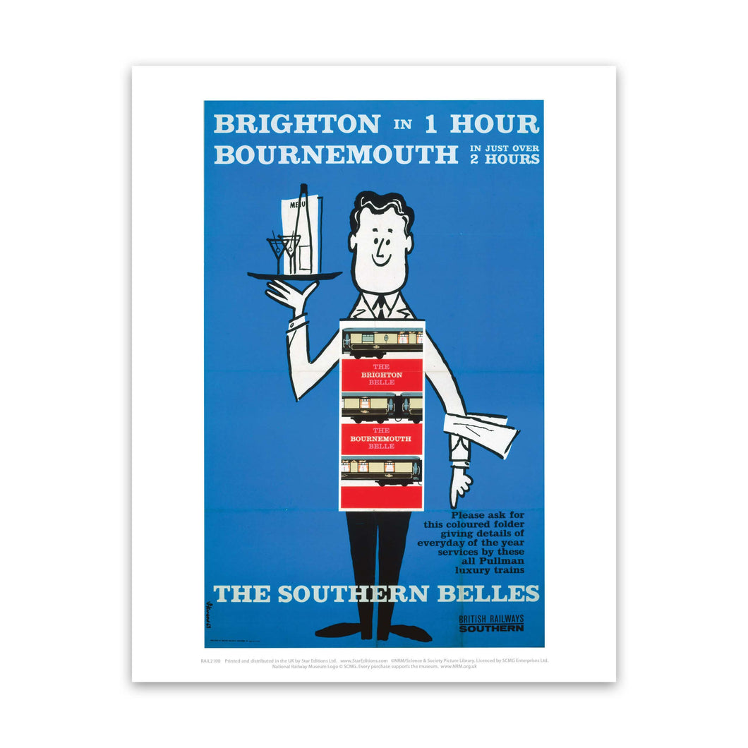Southern Belles - Brighton and Bournemouth Art Print