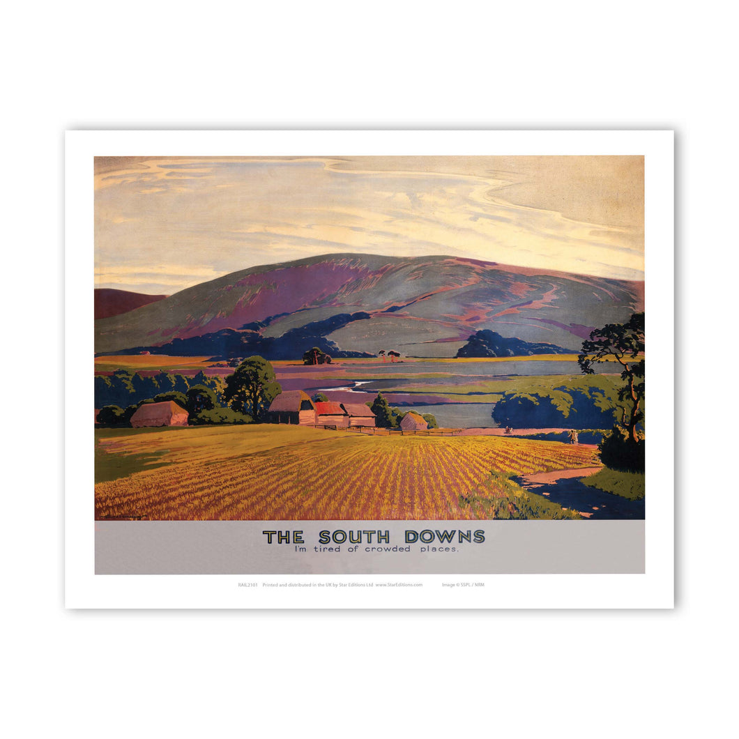 The South Downs - Southern Rambles Art Print