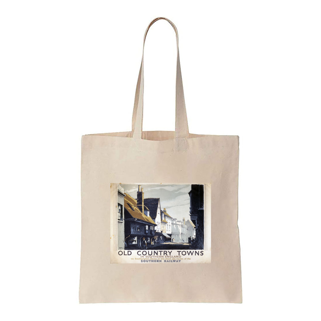 Old County Towns in Southern England - Canvas Tote Bag