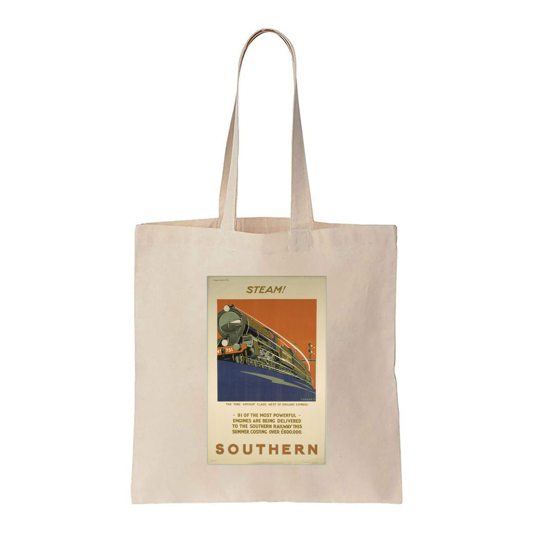 Steam! Southern Railway - Canvas Tote Bag