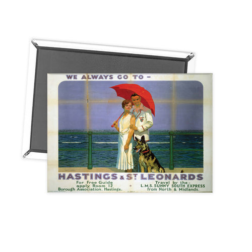 Hastings and St Leonards Fridge Magnet