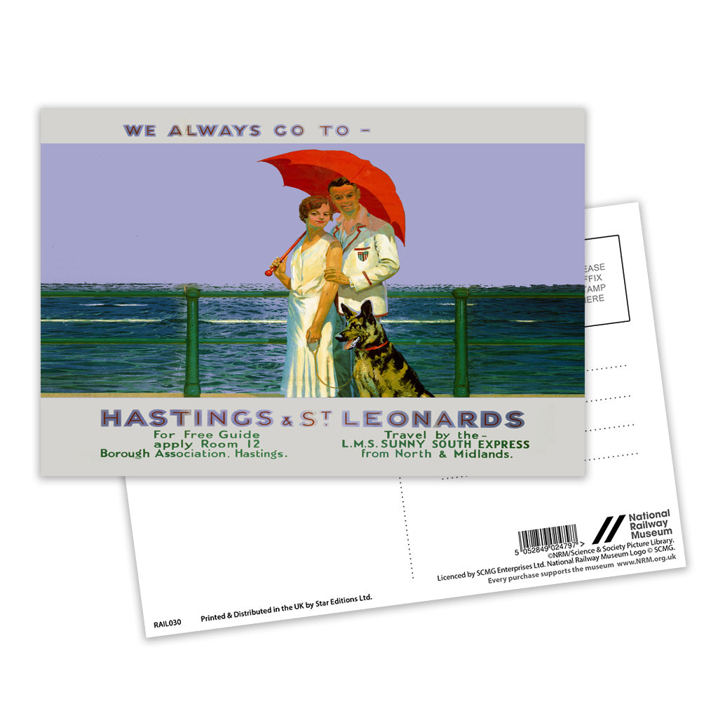 Hastings and St Leonards Postcard Pack of 8