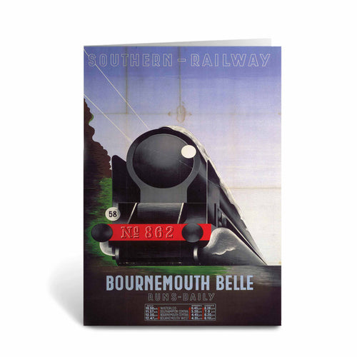 Bournemouth Belle - Southern Railway Greeting Card