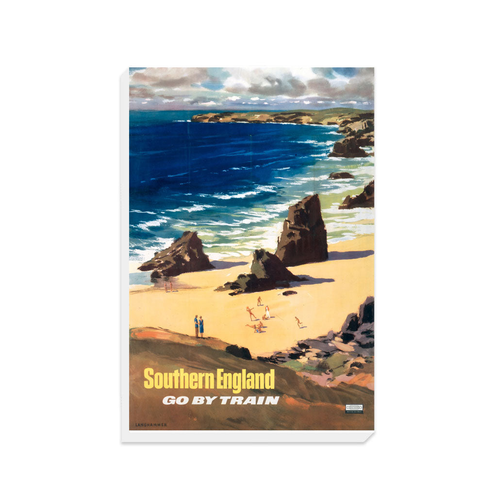 Southern England Go By Train - Canvas