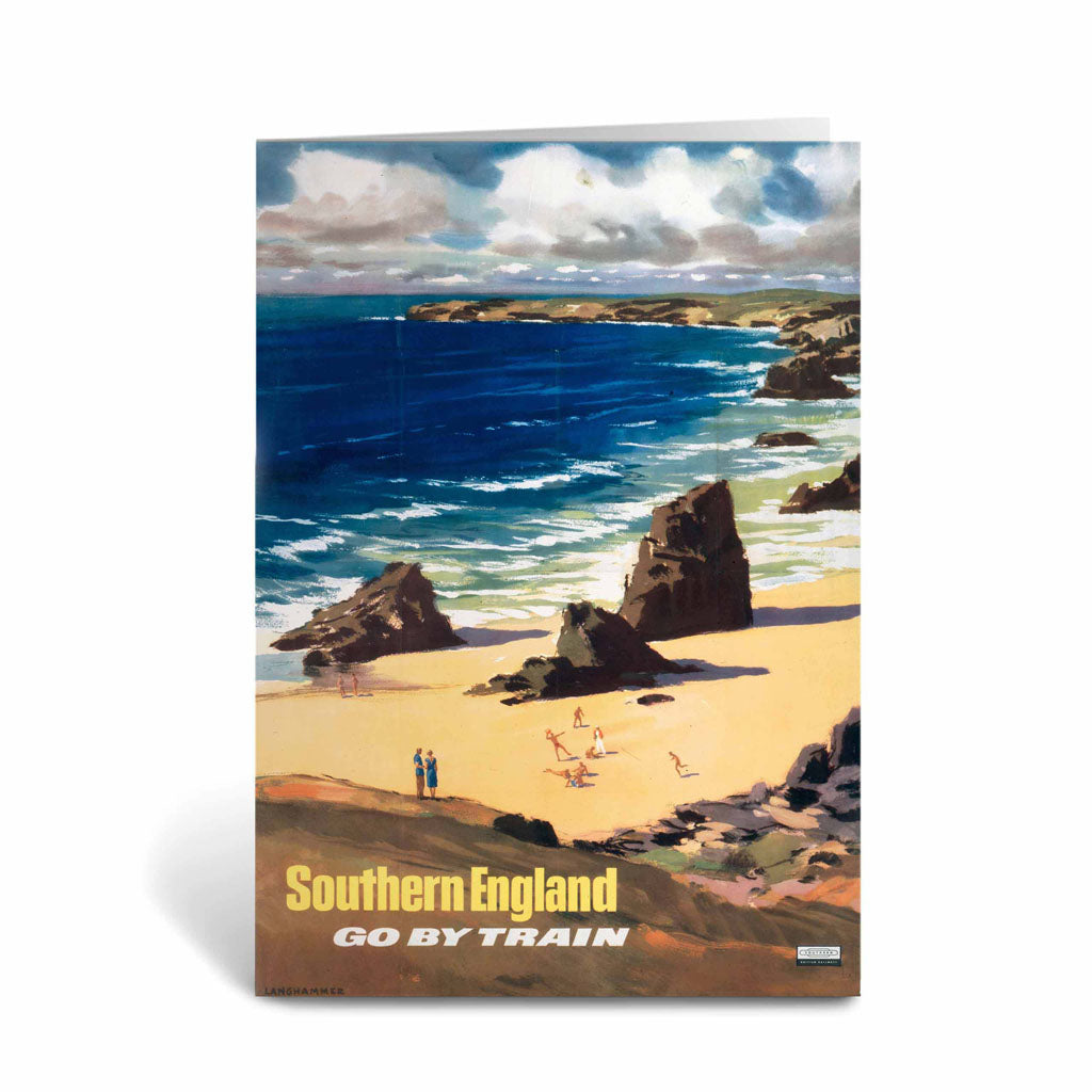 Southern England Go By Train Greeting Card