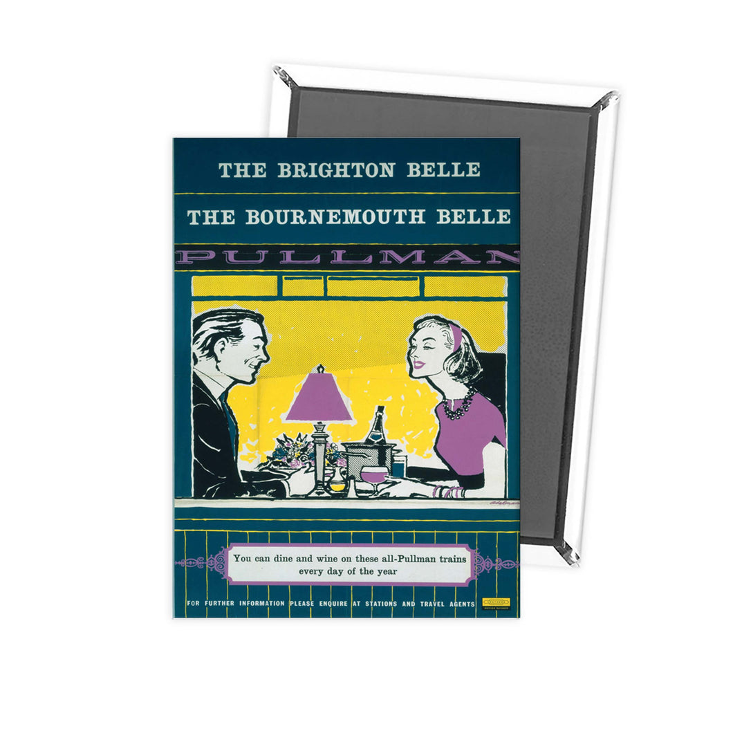 The Brighton Belle, Bournemouth Belle Pullman Fridge Magnet